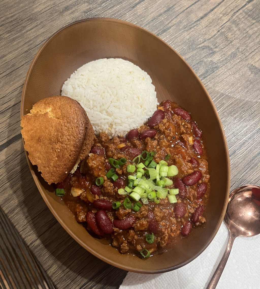 not your grandmother’s chili, but my grandmother’s chili!